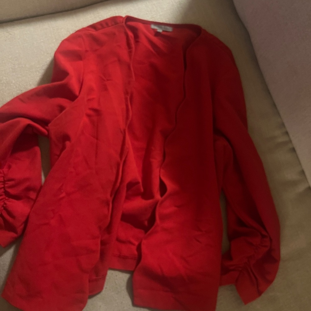 Charlotte Russe Red Cardigan